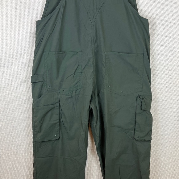 Duluth Dirt Work Bib Overalls Green Gardening Utility Ripstop Men's - Picture 8 of 16